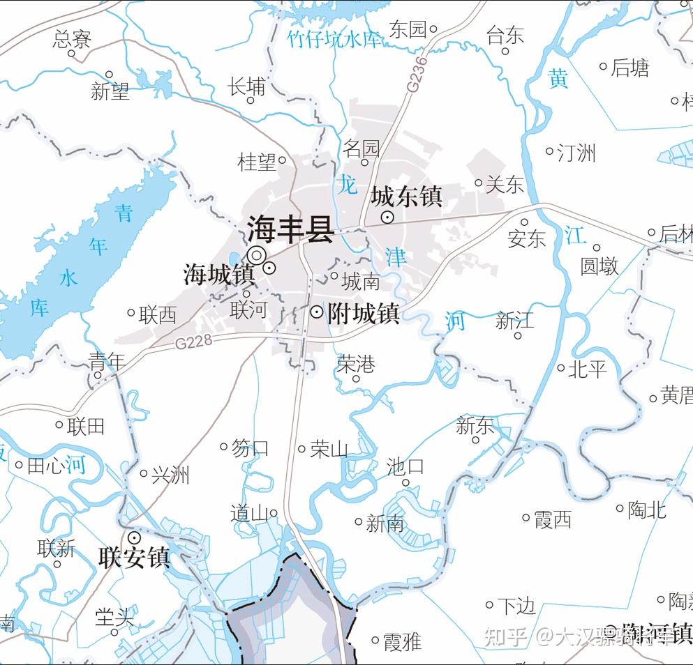 图文解读汕尾市行政和地理(含4个县区2023年高清地图) - 知乎