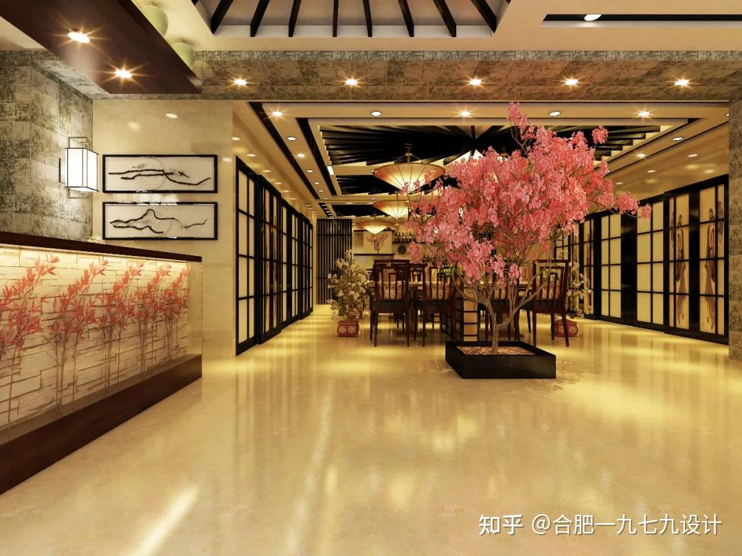 300平餐饮空间装修设计：雕琢雅致空间 - 知乎