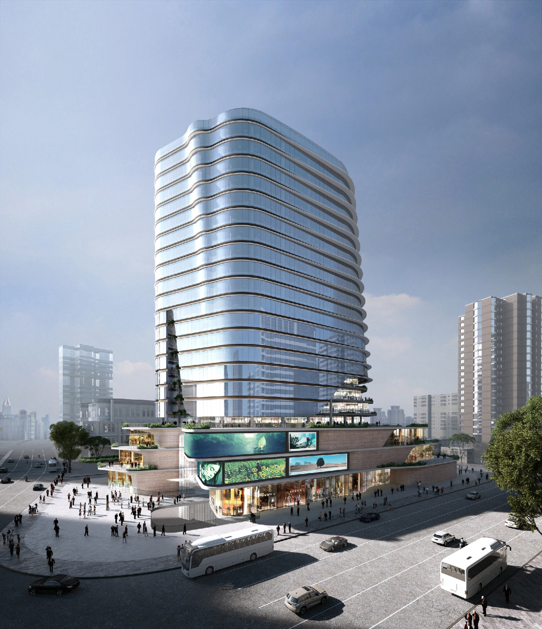 实地探盘02|都市山水超甲办公 上海-旭辉企业大厦