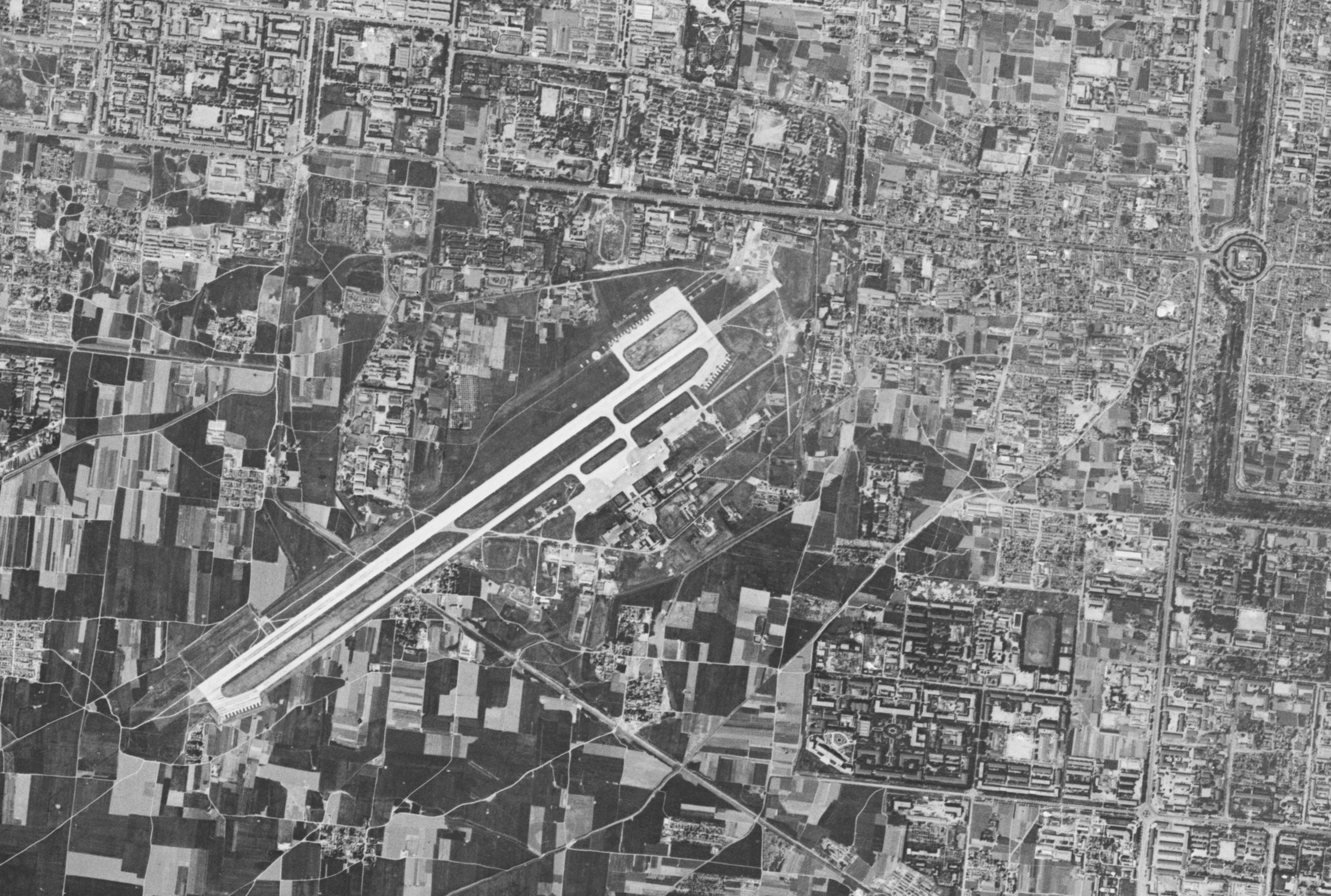 1970年的西安卫星图