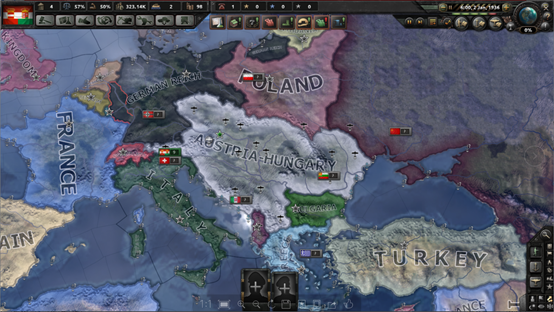 【钢铁雄心4 1.5】通过决议变身的国家解读