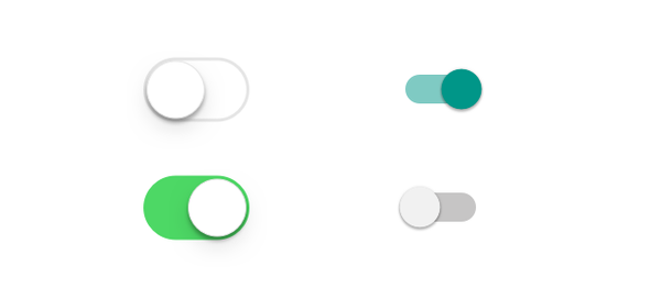 这个控件叫：Switch/开关/滑动开关/切换开关 - 知乎