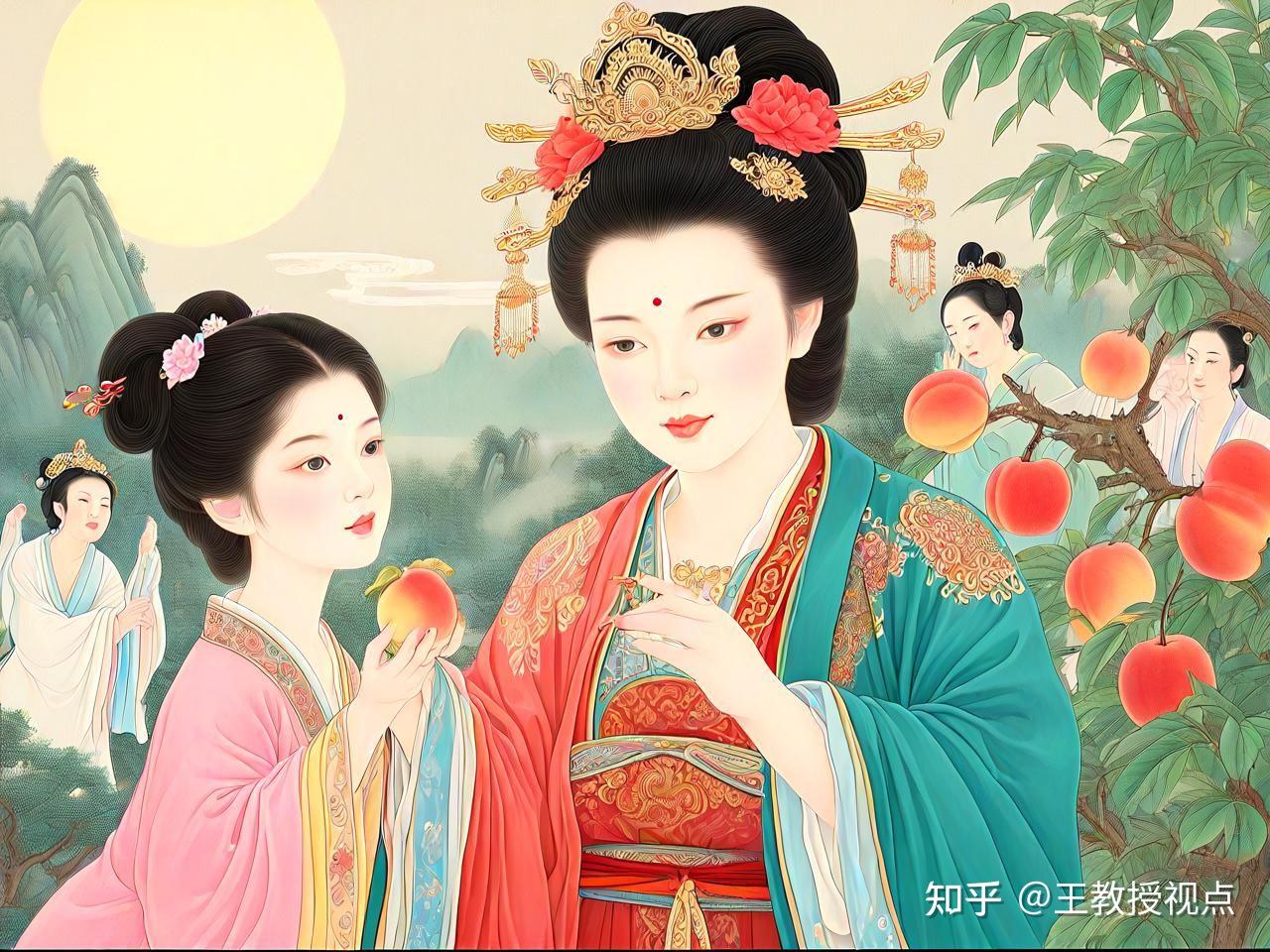 王母娘娘传说:仙女、蟠桃园与梦幻仙境探秘 - 知乎