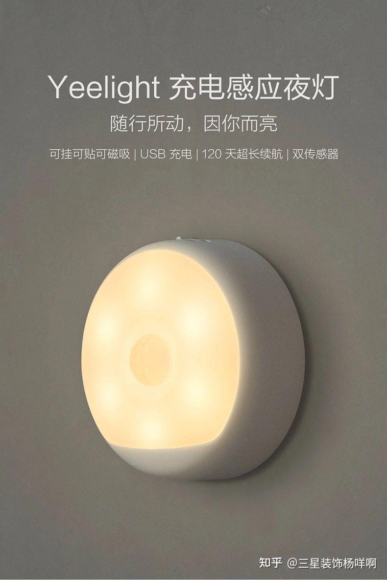 2,小米自动感应小夜灯(起夜用)