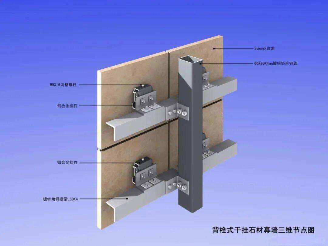 幕墙三维节点图解｜35个常见节点分享 - 知乎