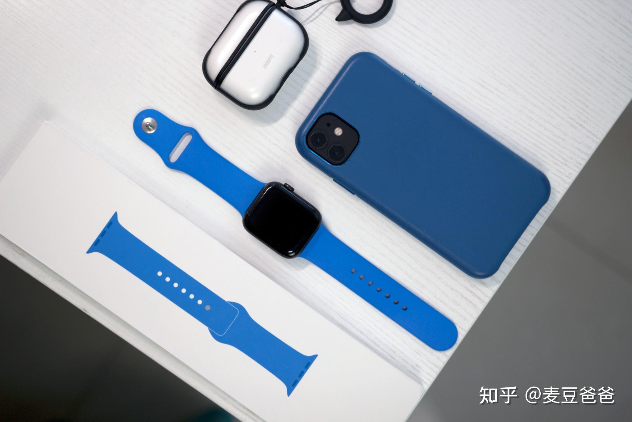 8 apple watch  官方海浪蓝色表带