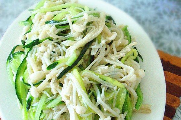 悠然菜谱芥末金针菇