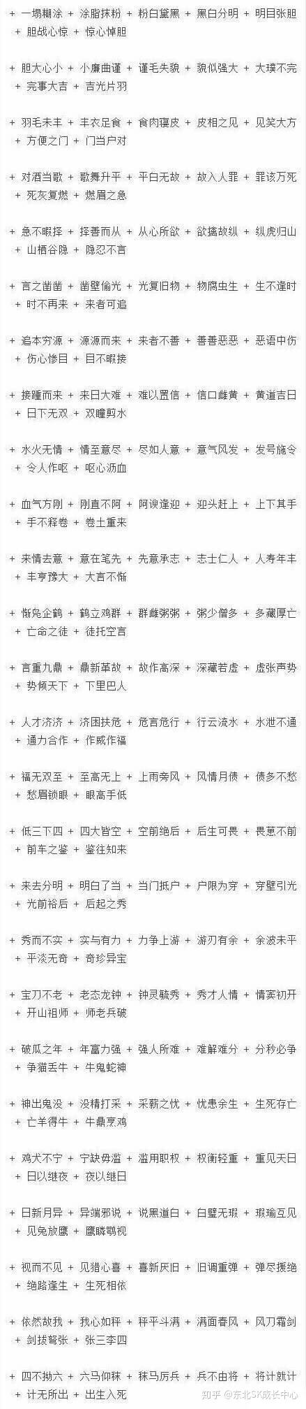 两千成语，头尾接龙，超级全面成语接龙，快点给孩子留下来！ - 知乎