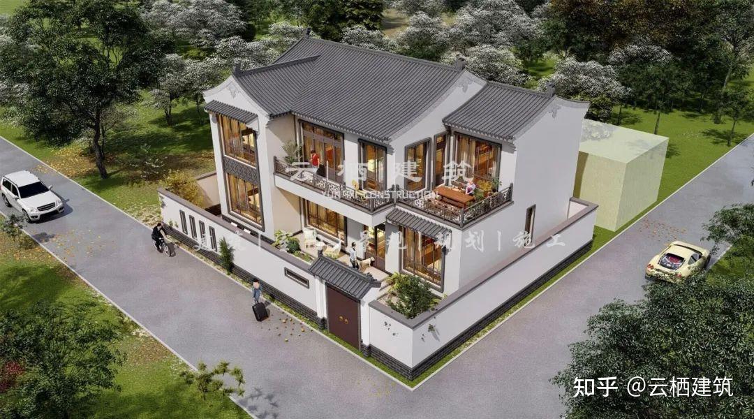 北京顺义丨15×11m新中式别墅,东方韵味感绝了 - 知乎