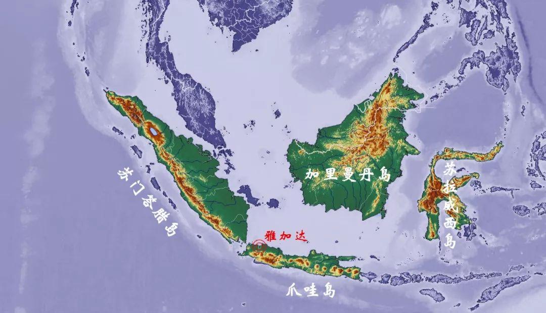 苏门答腊岛轮廓图图片