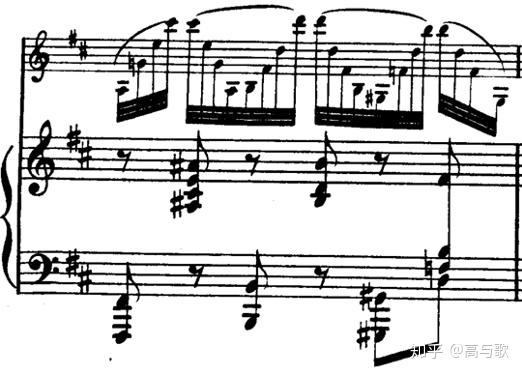 (1)在琶音中改变和弦的排列,使其更为密集.