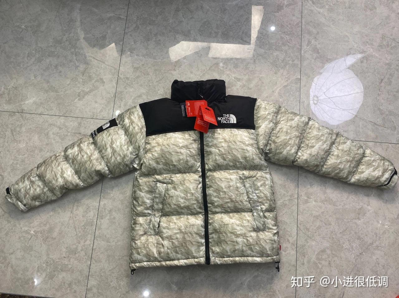 thenorthfacexsupreme19fw联名折纸皱纸锡纸羽绒服全方位展示讲解