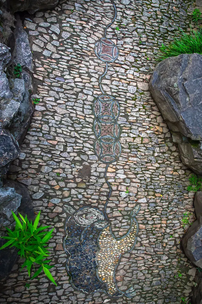 地上织绣,苏州园林的花街铺地
