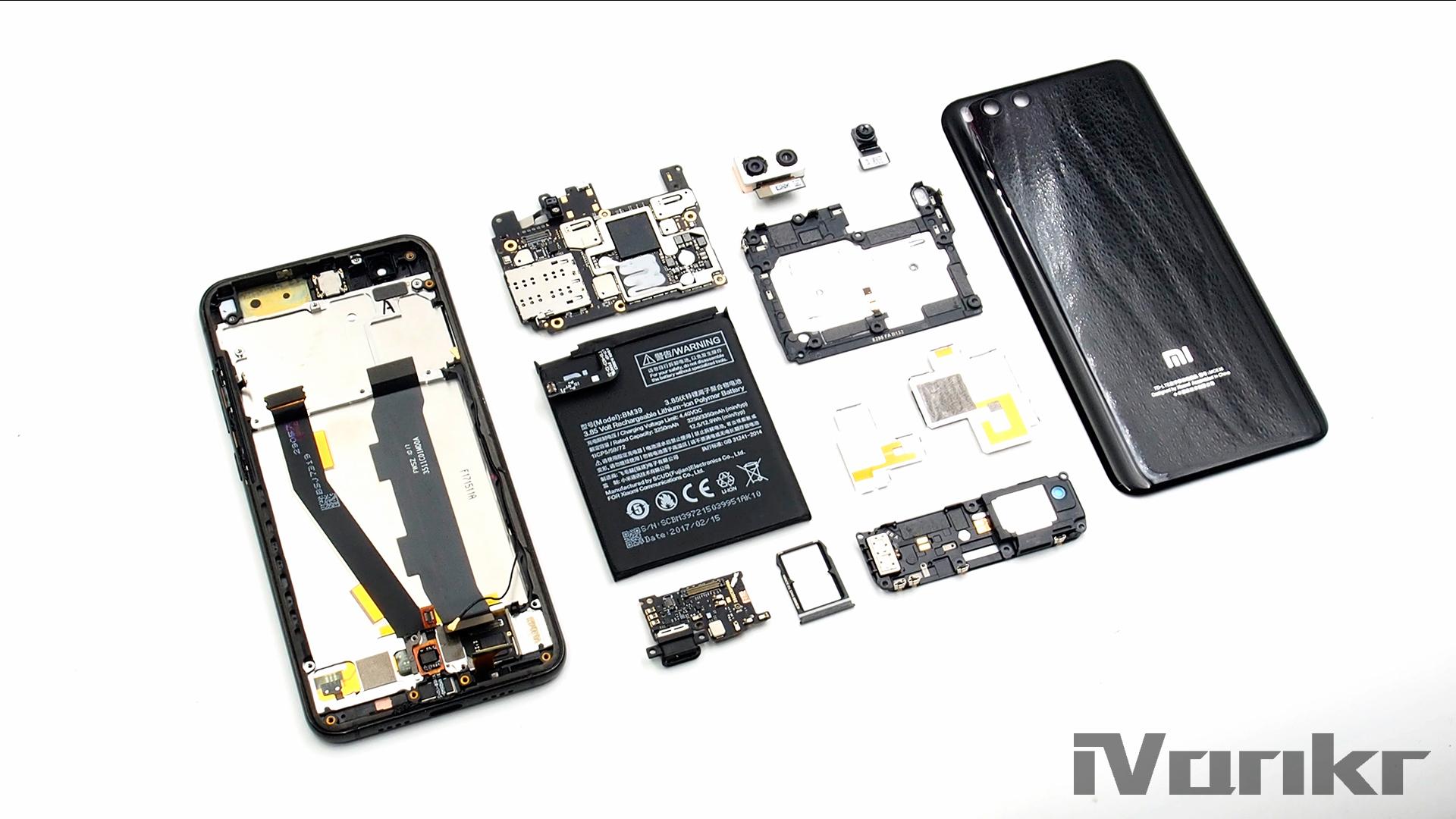 爱拆小米6拆解破解后盖缝隙之谜