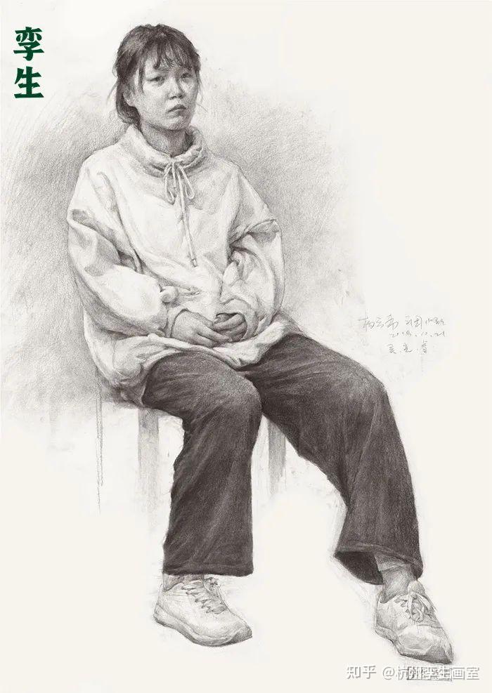 素描全身不练好国美造型来陪跑67