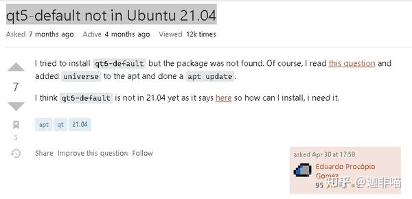 qt5-default-not-in-ubuntu-21-04