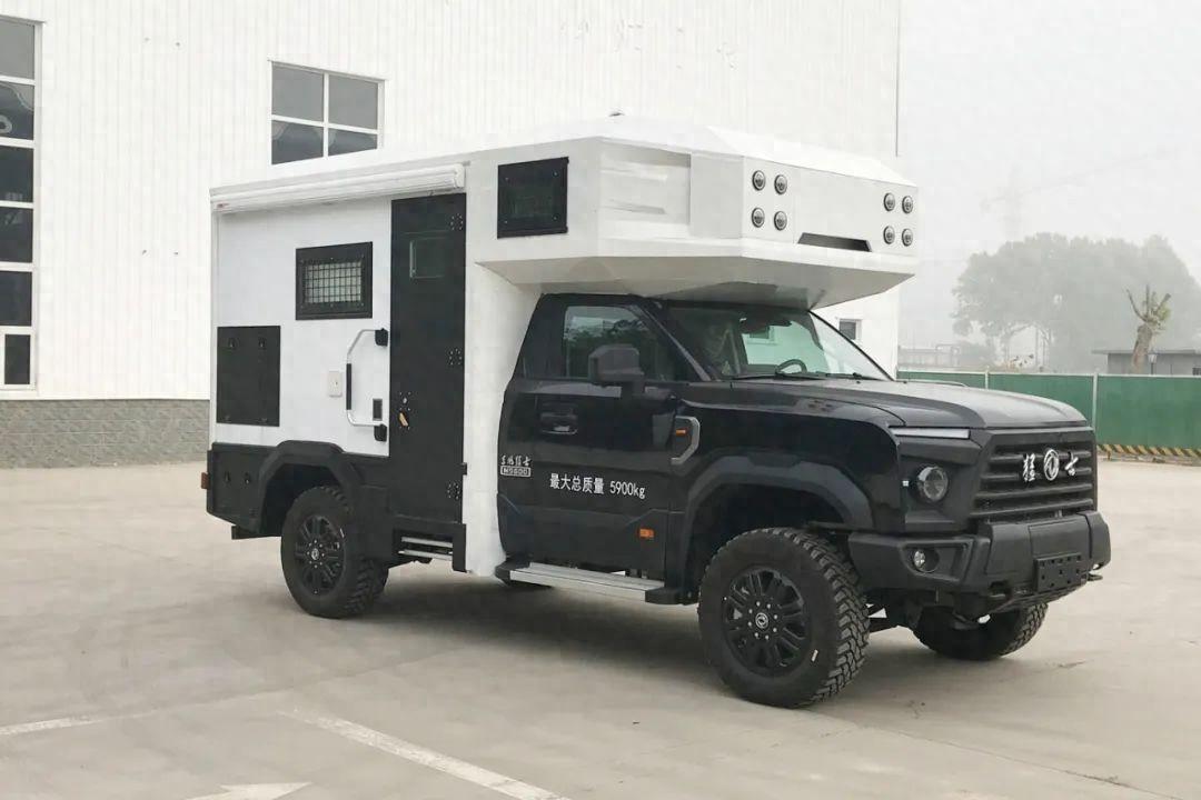 览众造了一款东风猛士越野房车实车已获得工信部公示