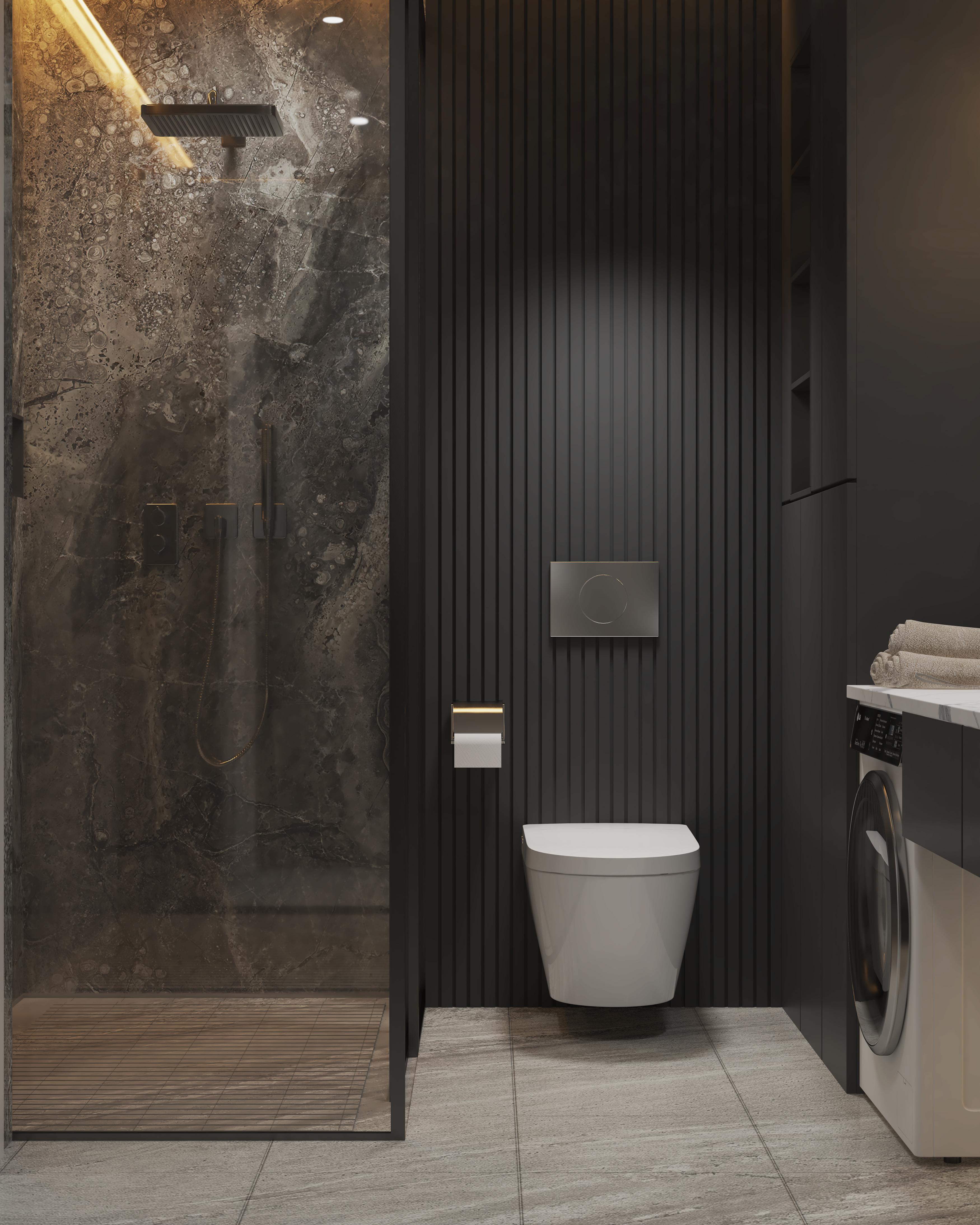 学会这3种壁挂马桶砌墙设计丨浴室美上天