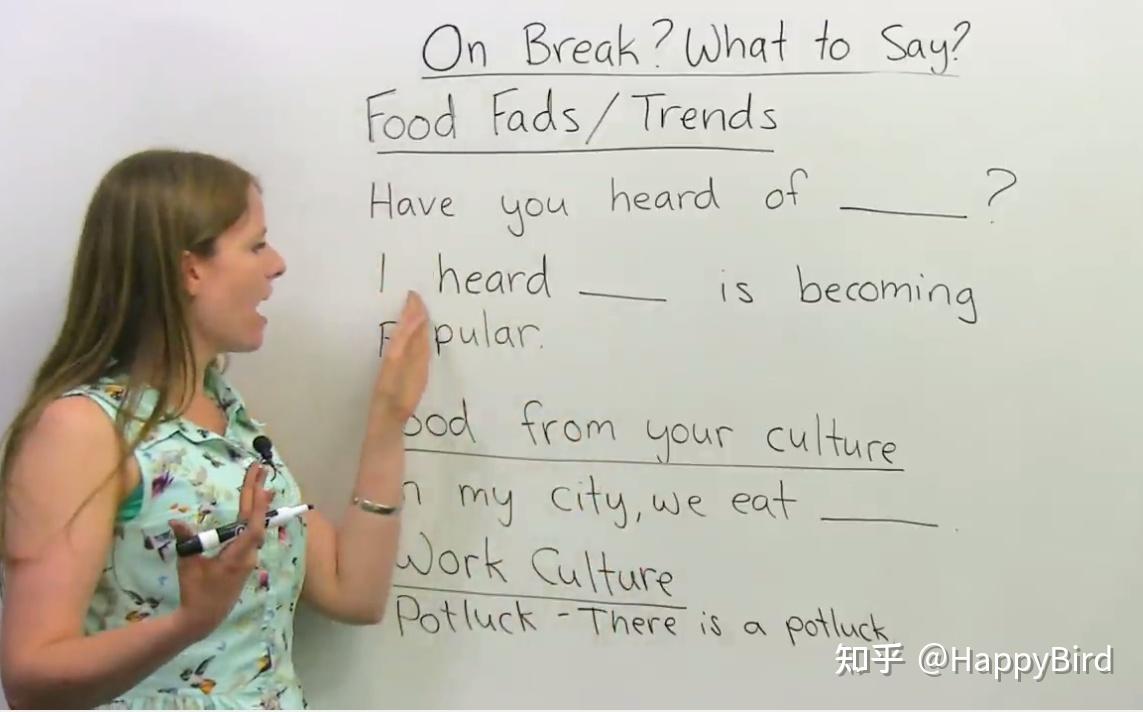 英语口语从聊食物开始