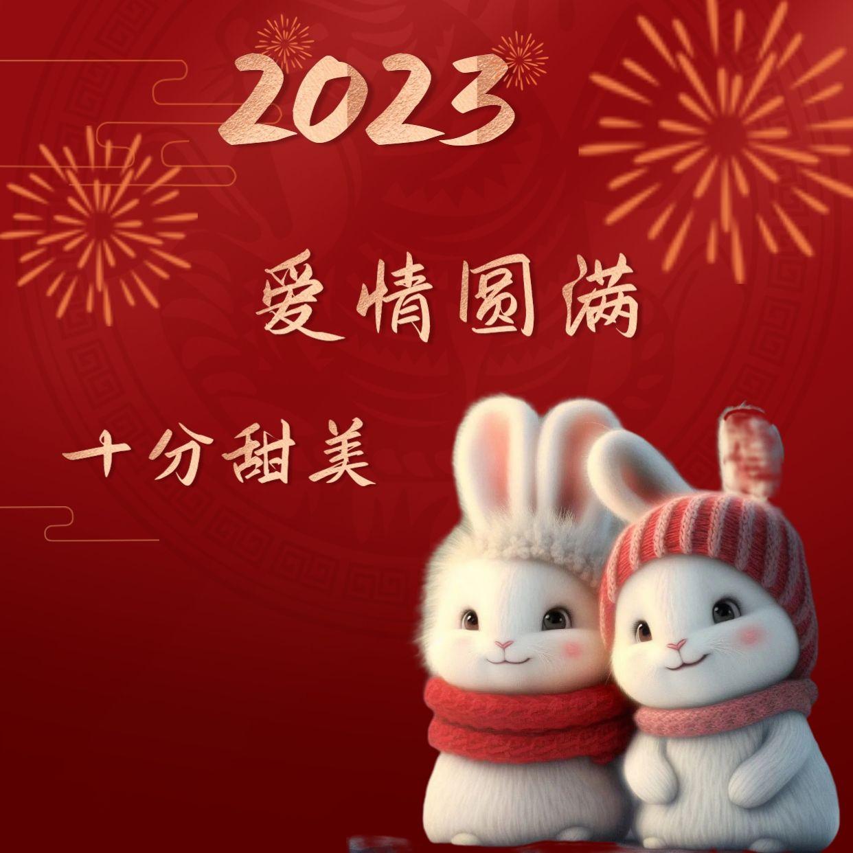 正月初十暖心文案萌兔海报|十全十美的祝福送给你 - 知乎