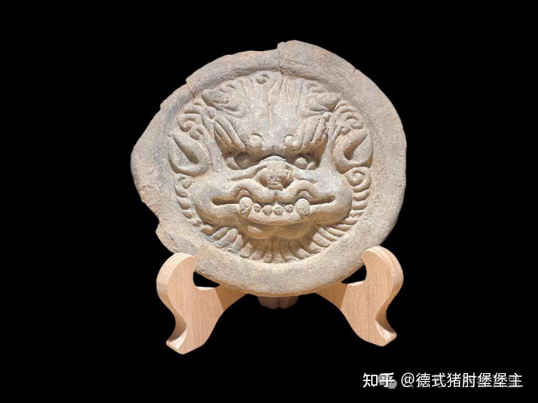 『瓦当』·(兽面九瓦) - 知乎