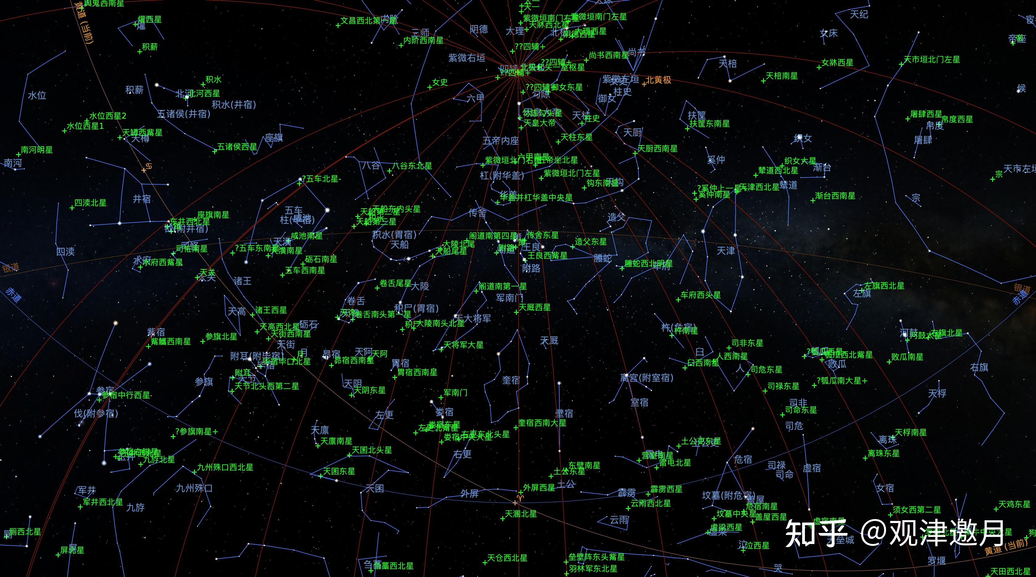 景祐星表（杨惟德星表）stellarium可视化 - 知乎