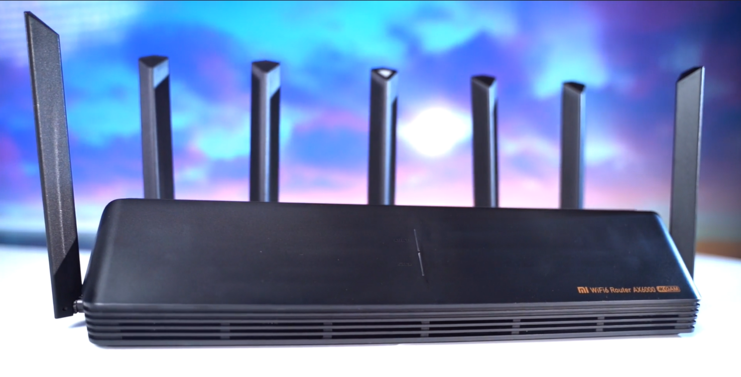 从外观上来看小米路由器ax6000与ax3600可以说是孪生兄弟