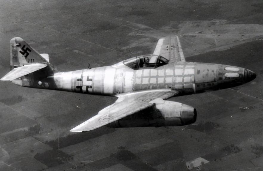 二战德国黑科技梅塞me262飞机 