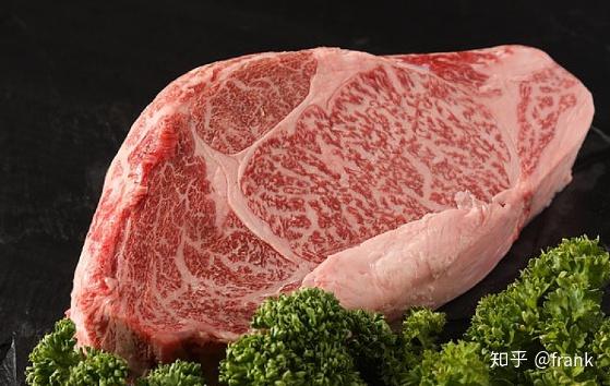 和牛的大理石花纹