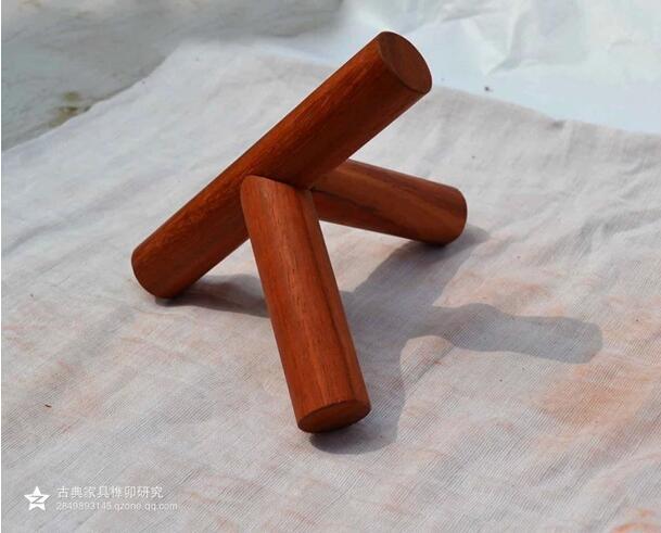 转载古典家具榫卯结构之十三圆柱直角交叉榫