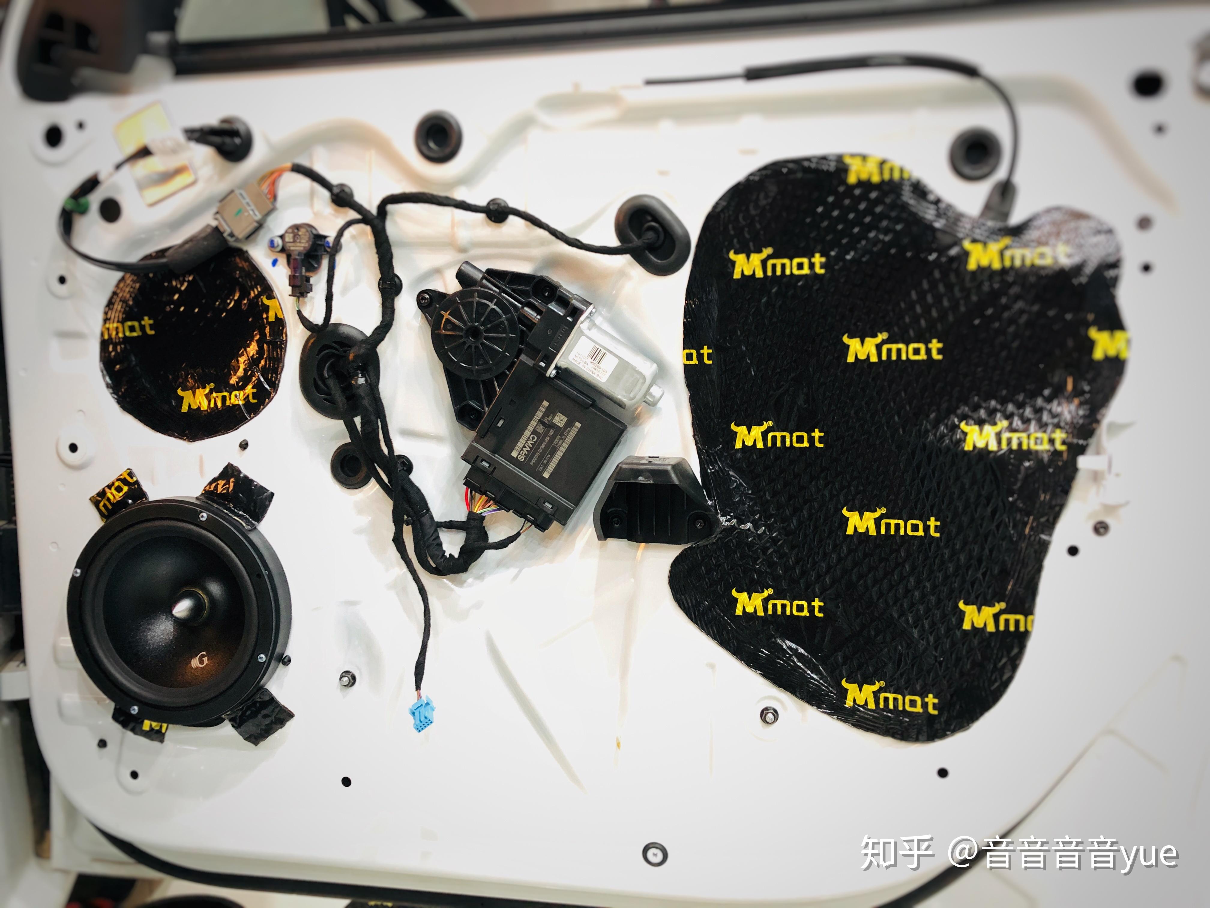 山西运城音皇汽车音响改装黄金声学ge6.2,古桐dsp