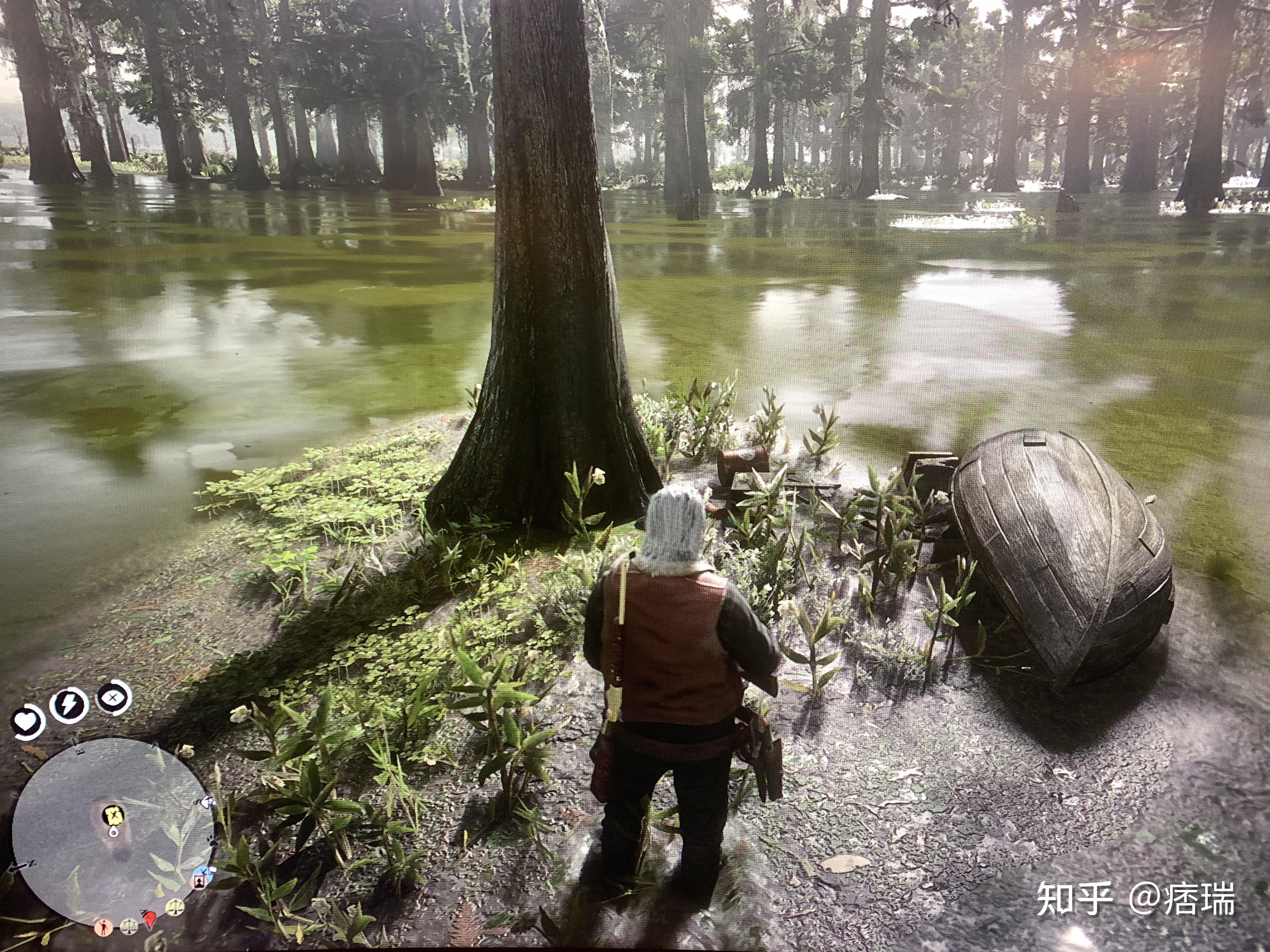 《荒野大镖客2》#蓝水沼泽#藏宝图 - 知乎