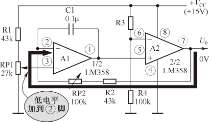 这里介绍运用lm358 集成运放构成的正弦波振荡器.1.