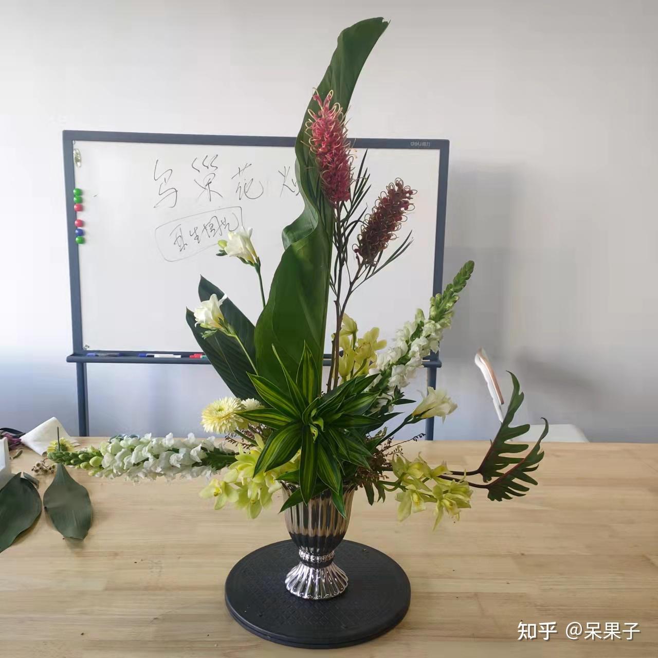 t字型插花图片