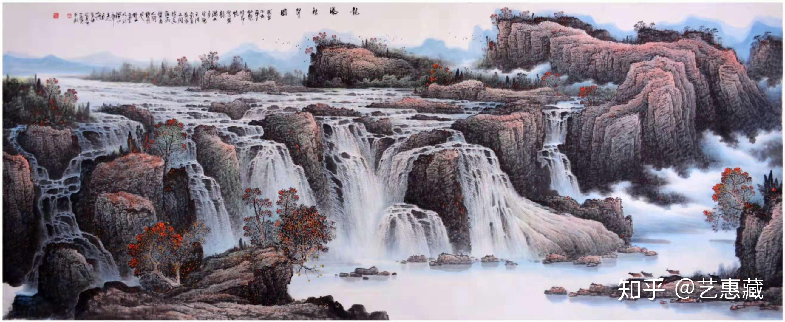 艺惠藏张月岗笔下的山水画高博苍古神秘幽远震撼心灵