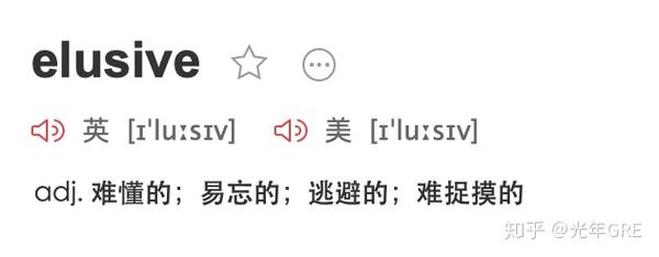 别闹了 Slippery 滑的 和elusive 难懂的 是同义词 知乎