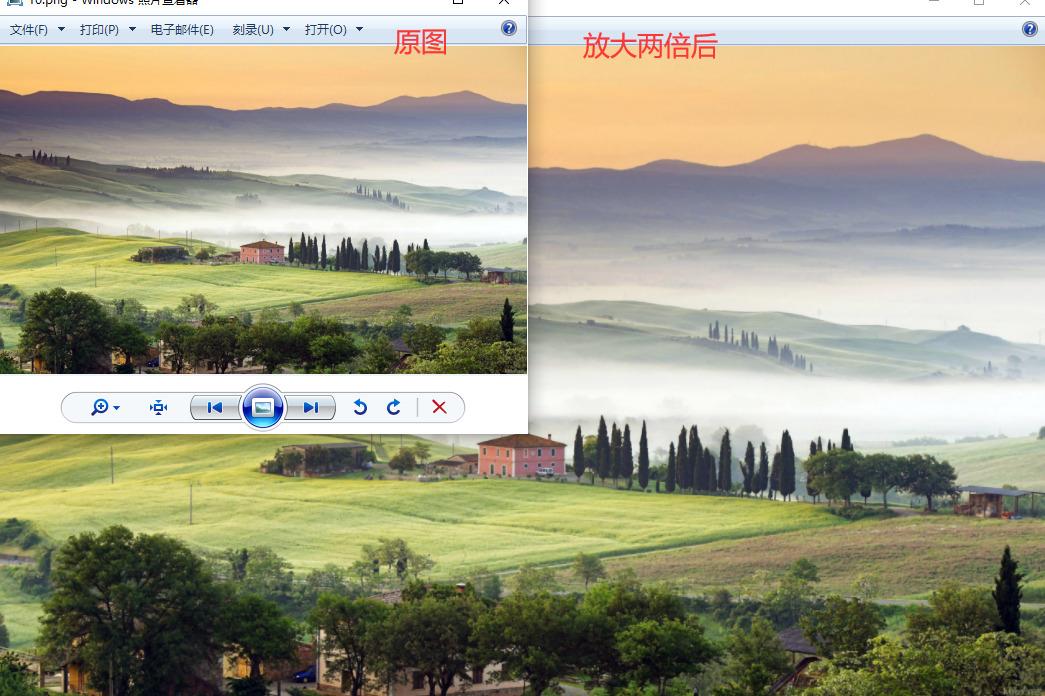 怎么将图片放大后清晰度不变