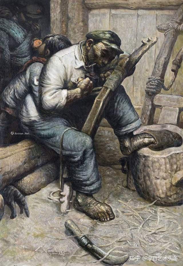 画家罗中立2023年度成交最贵的十幅油画作品 - 知乎
