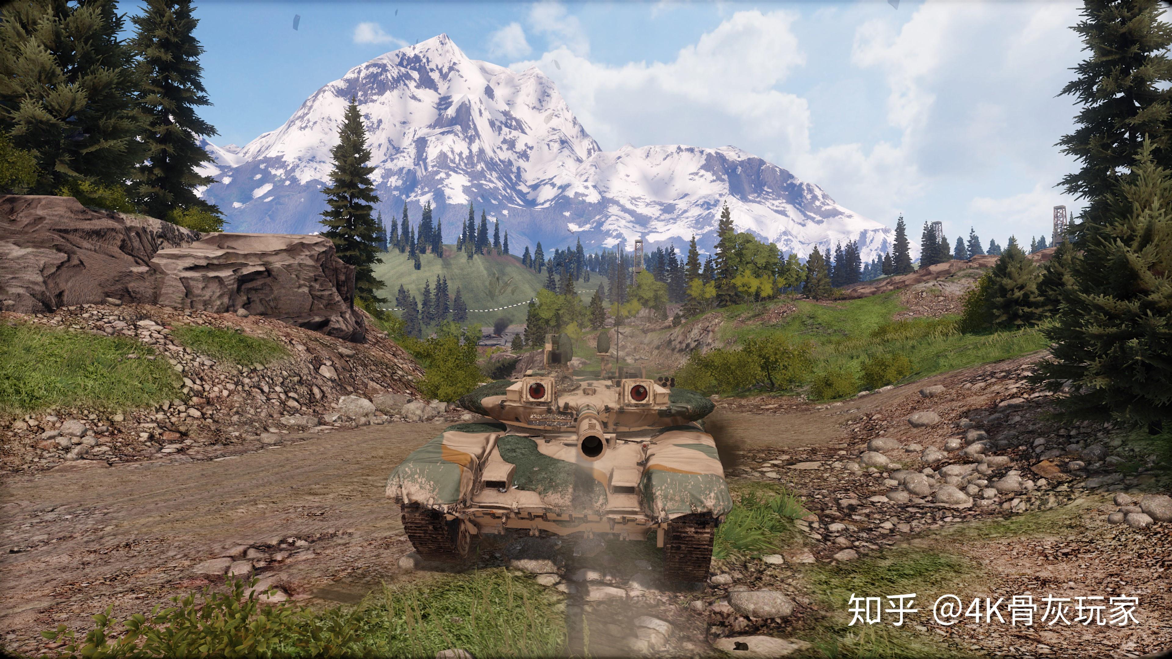 你绝未见过的t-90ms稀有nakidka伪装网 | 《装甲战争》4k超清游戏演示