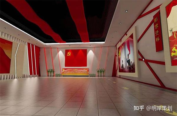 党建展厅,党员活动室设计,党群活动中心,党建荣誉室设计 - 知乎