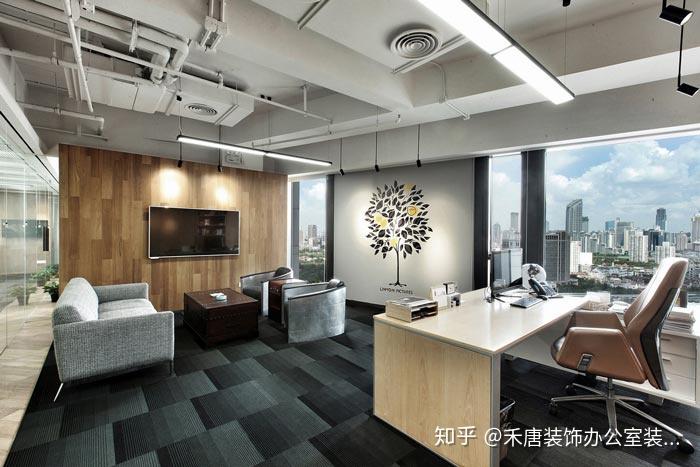总经理办公室布置效果图 - 知乎