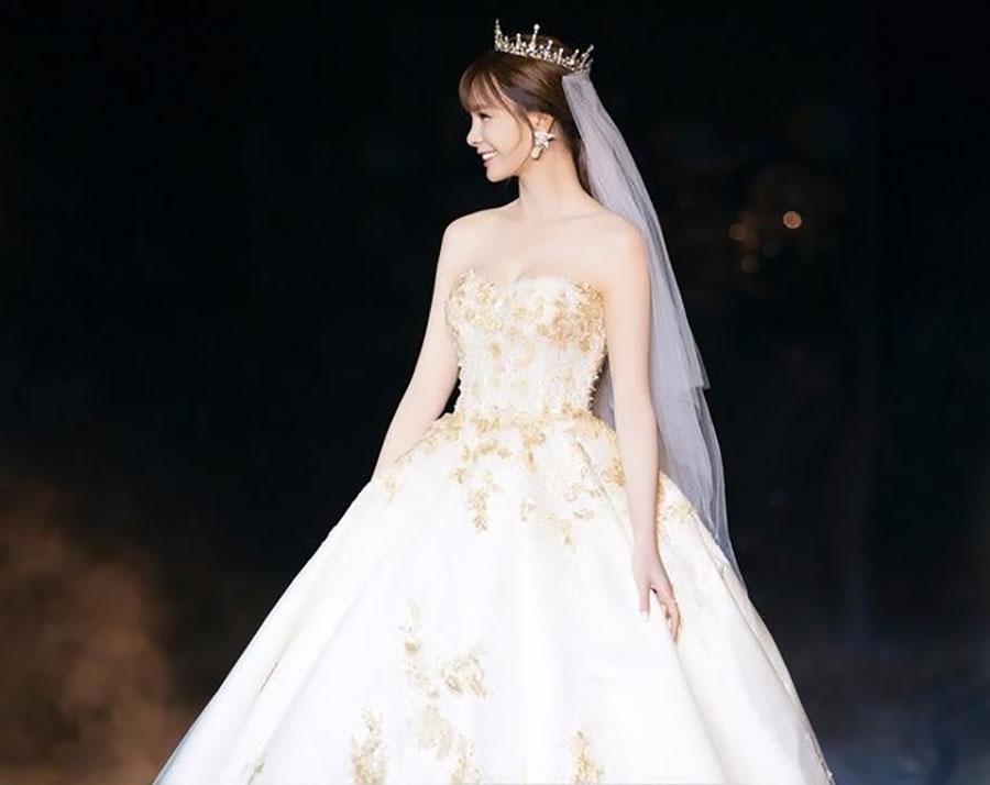 沈梦辰经常被黑可是设计出来的婚纱却这样美