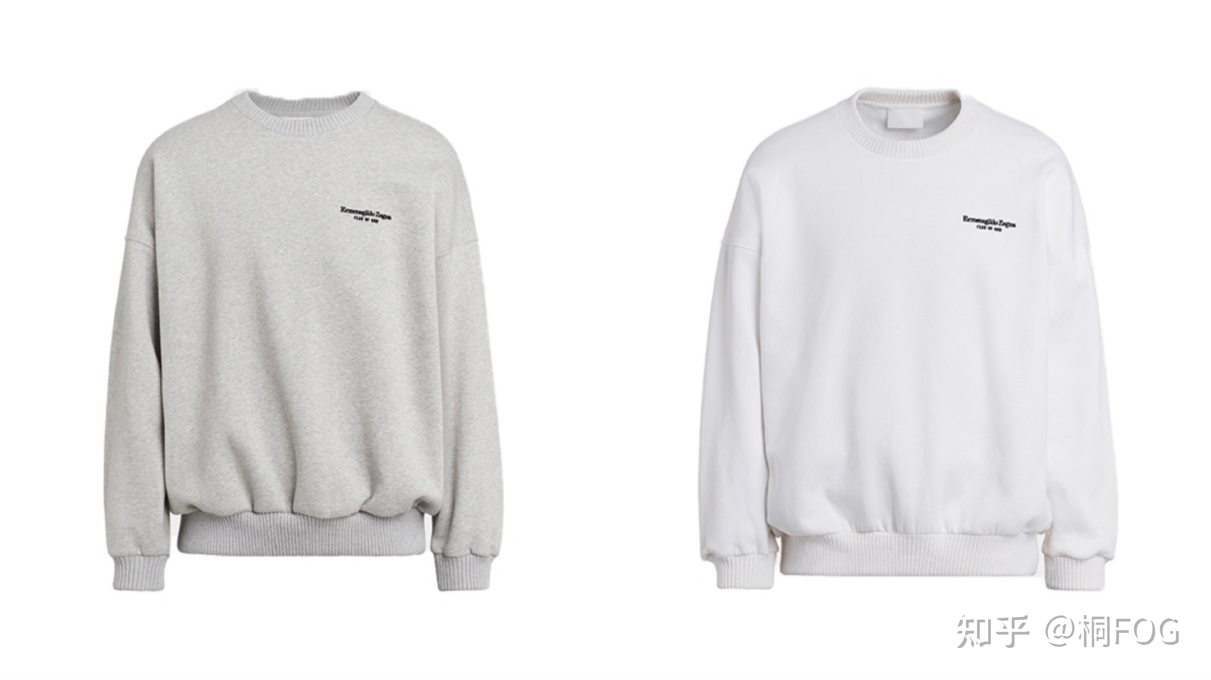 fog联名zegna(中国限定)圆领卫衣第一款:今天带来三款fog x zegna