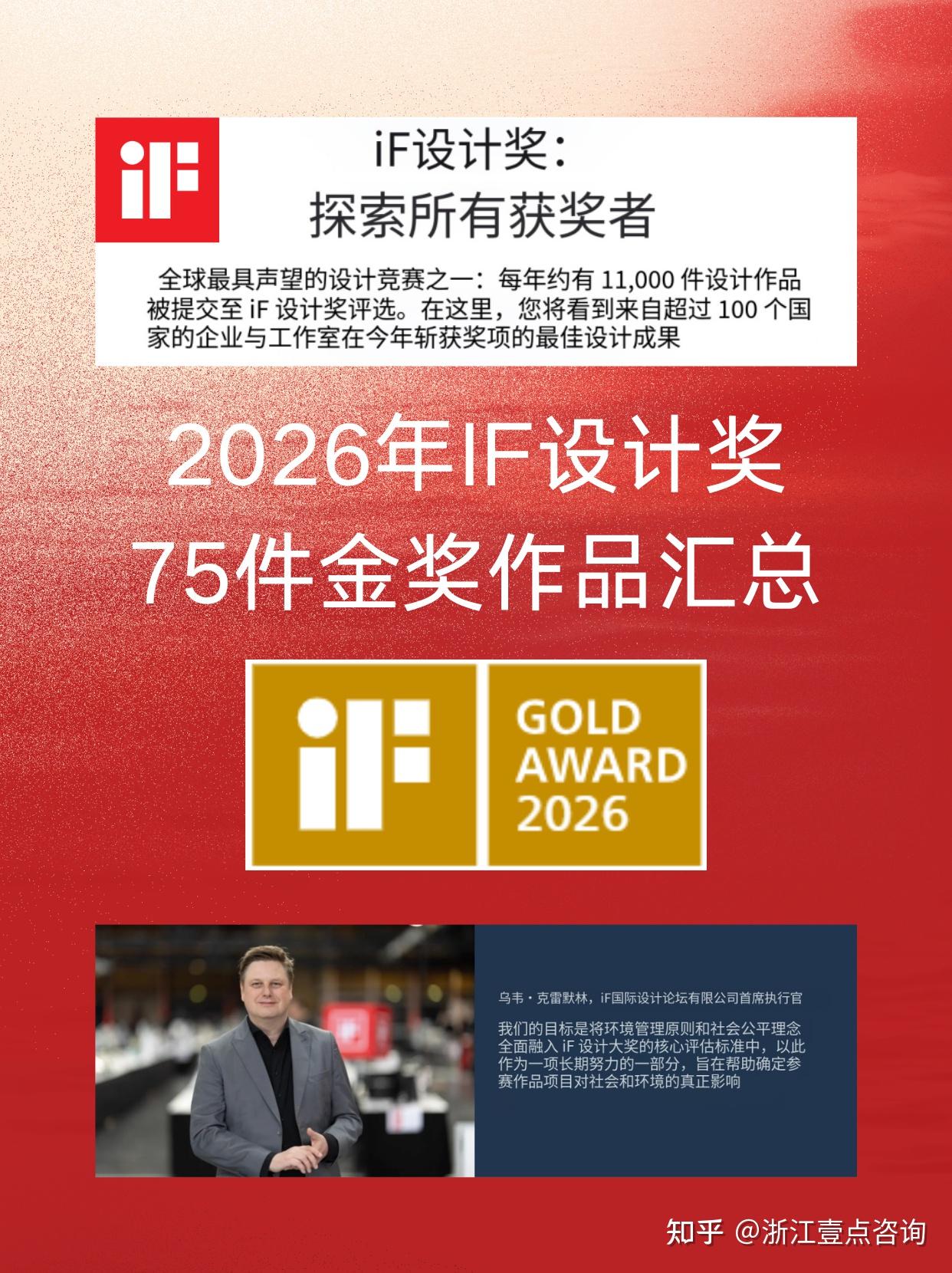 2026年IF设计奖-75件金奖作品 汇总 - 知乎