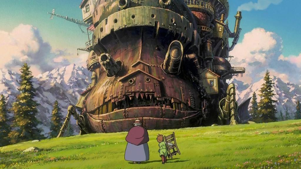 宫崎骏动漫电影《哈尔的移动城堡》电脑壁纸