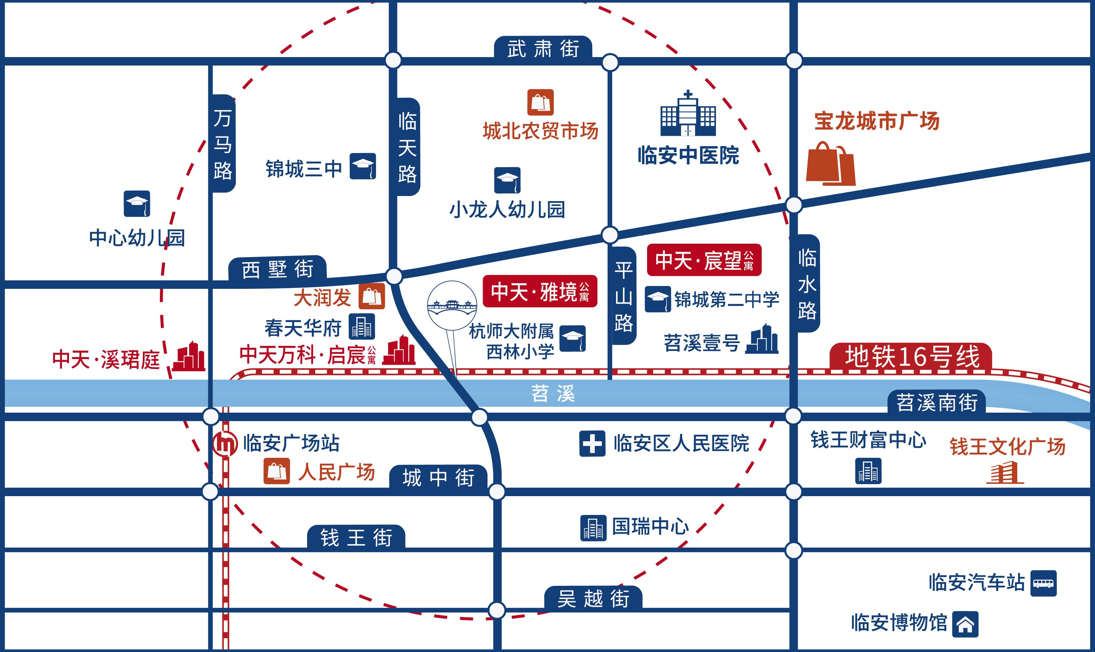 杭州临安中天宸望最新的楼盘情况以及周边配套详解
