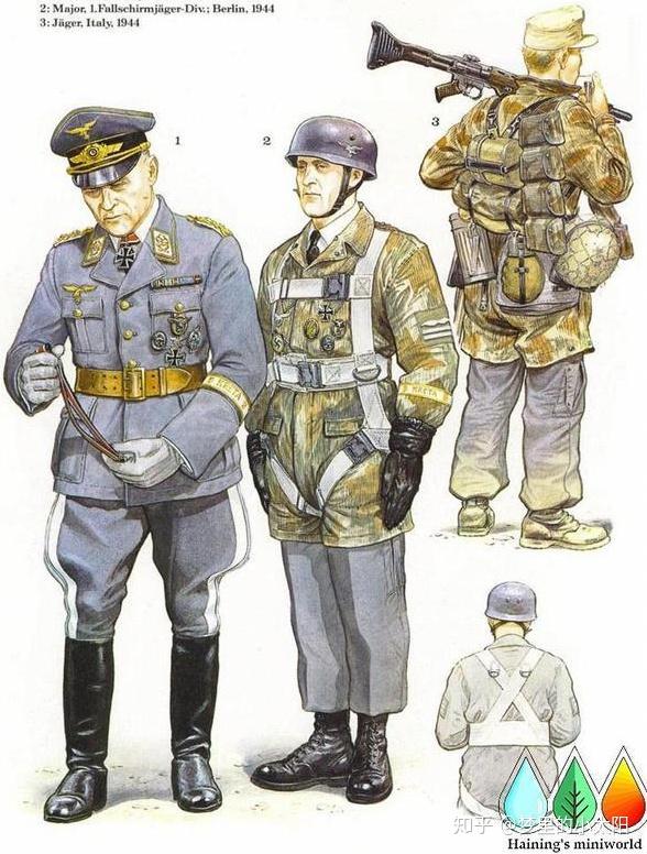 绿魔鬼二战德国伞兵的荣耀为数不多的作战画面