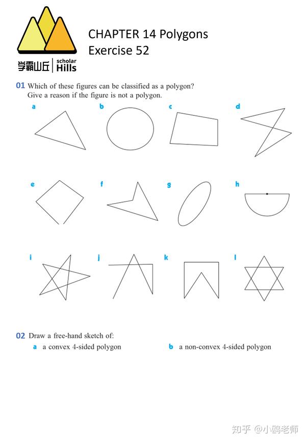 国际学校数学单词第十二课:POLYGONS(多边形) - 知乎