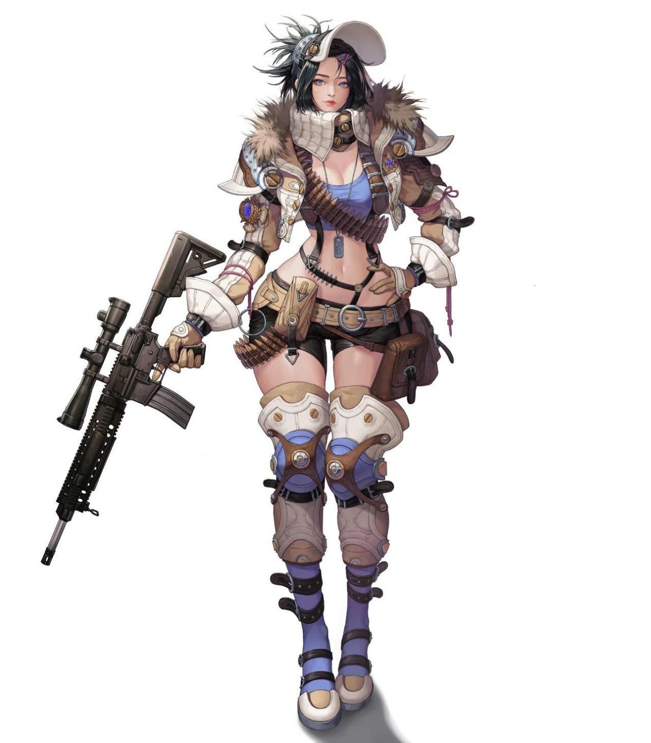 角色原画韩风画师笔下的创作带你走进游戏角色的创作过程