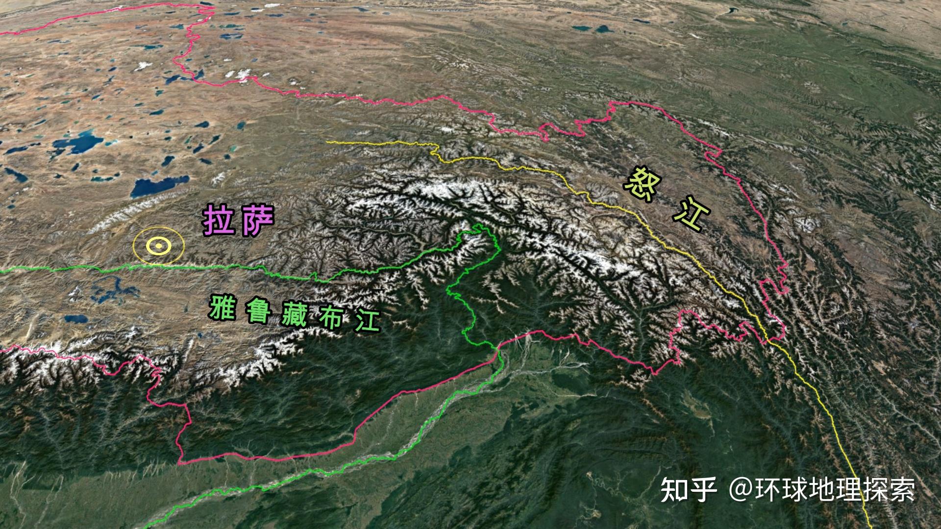 念青唐古拉山地图位置图片